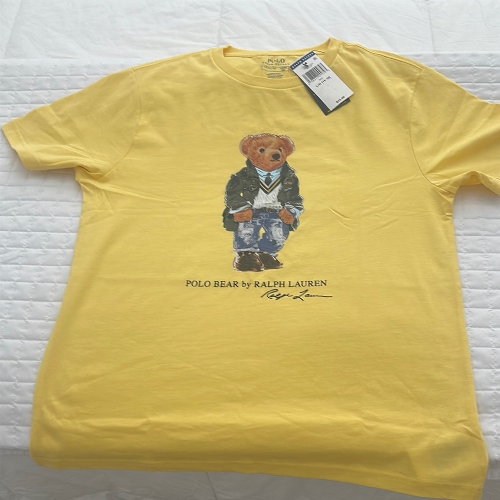 Ralph Lauren Yellow Polo Bear T-Shirt